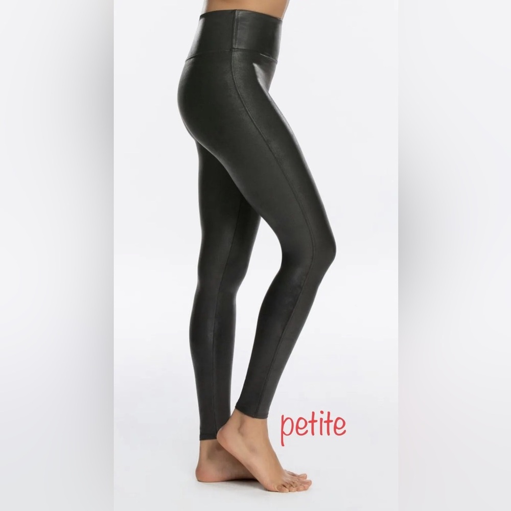 Spanx Faux Leather Leggings (petite)